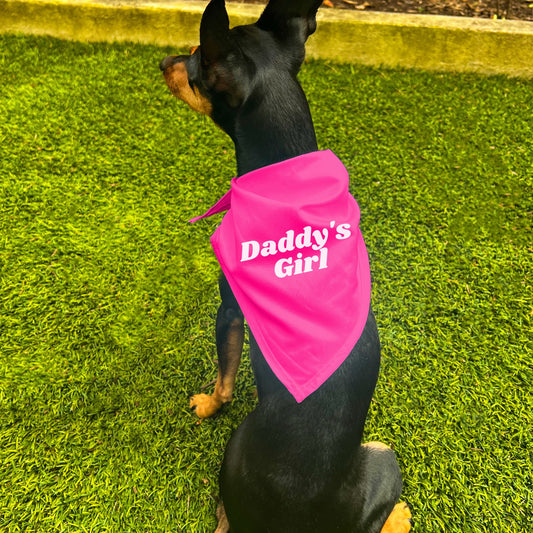 "Daddy's Girl" Dog Bandana