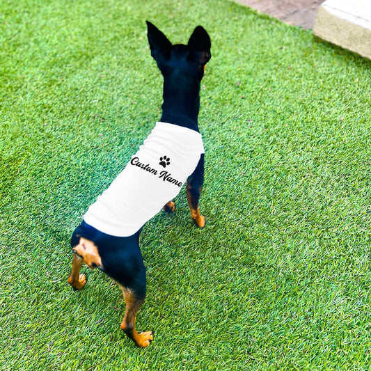 "Personalize Paw" Custom Dog Shirt