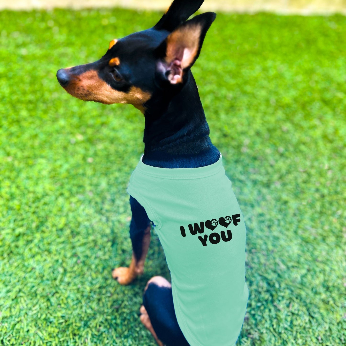 "I Woof You" Dog Shirt